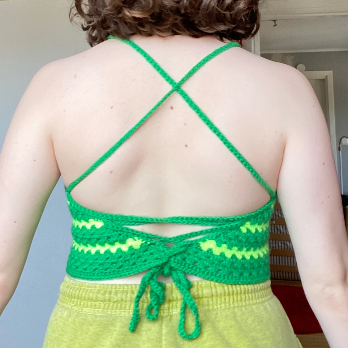 Grön topp virkad av mig! - 90