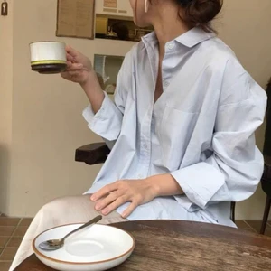 Skjorta - Superfin blå skjorta! Endast testad. Onesize. Skicka gärna ett meddelande vid frågor!