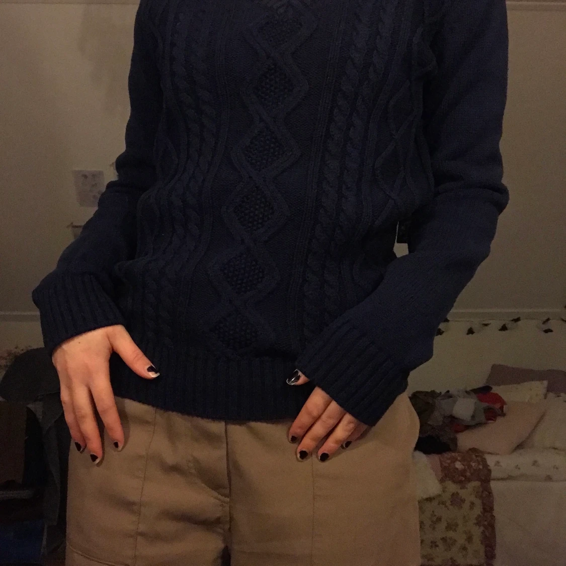 stickad tröja  - 90