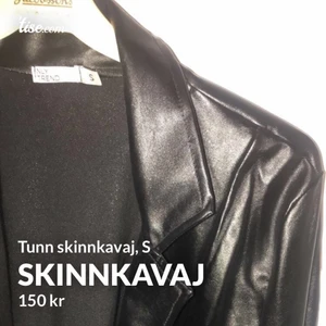 Skinnkavaj tunn storlek S, Nelly - Tunn skinnkavaj från Nelly