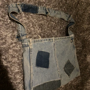 kapital axelväska - jeans axelväska