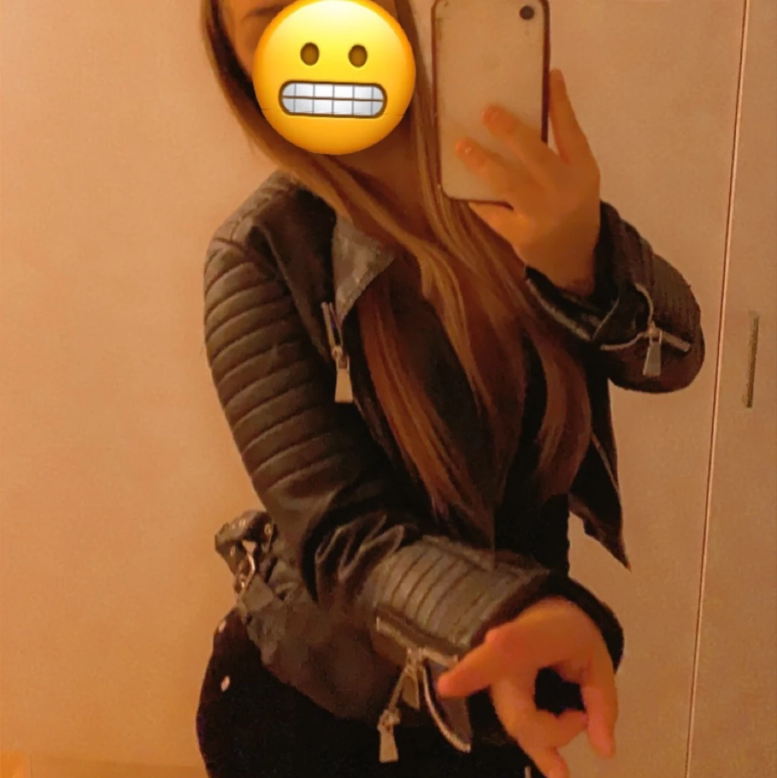 Skinn jacka strl 42  - 90