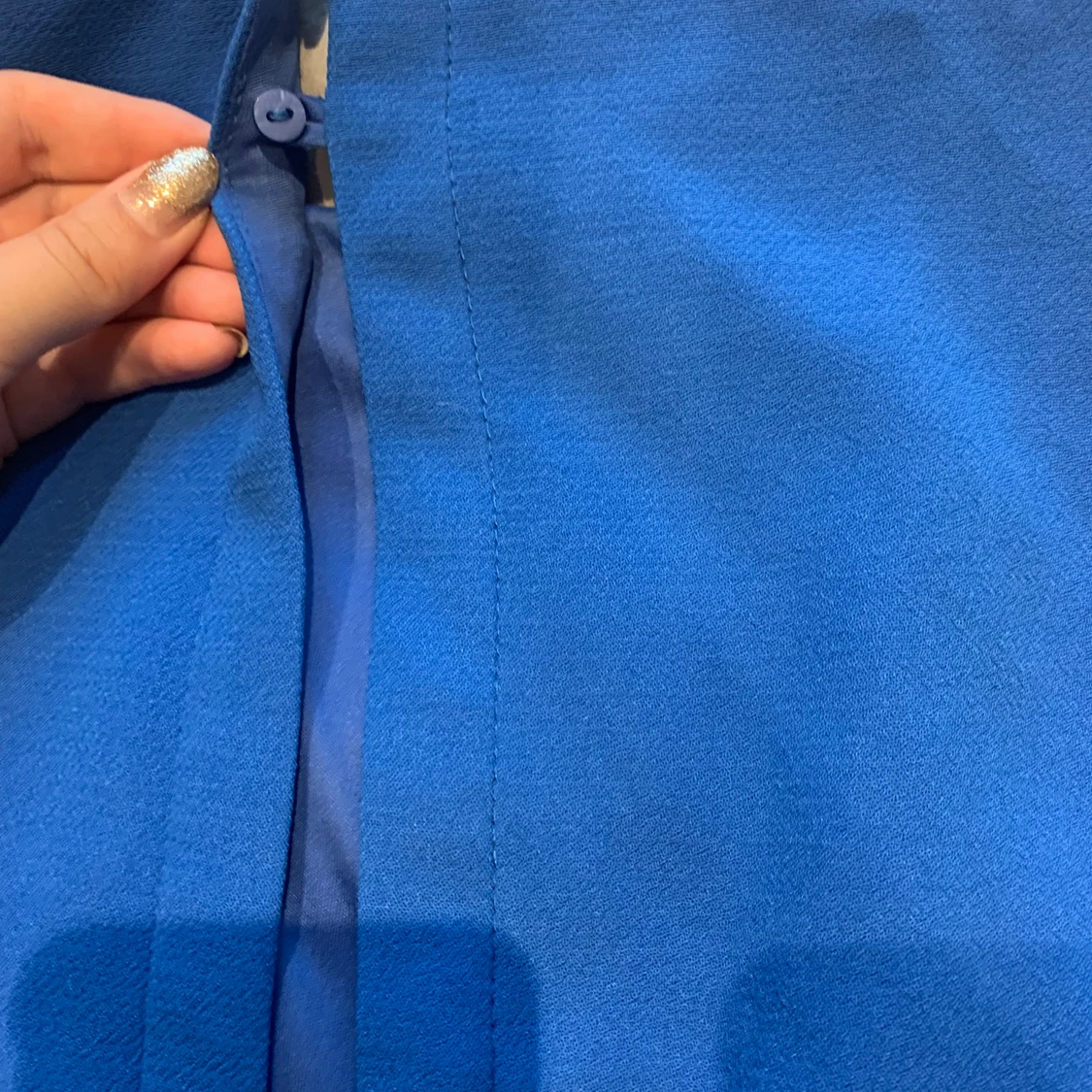 Blå klänning  - 91