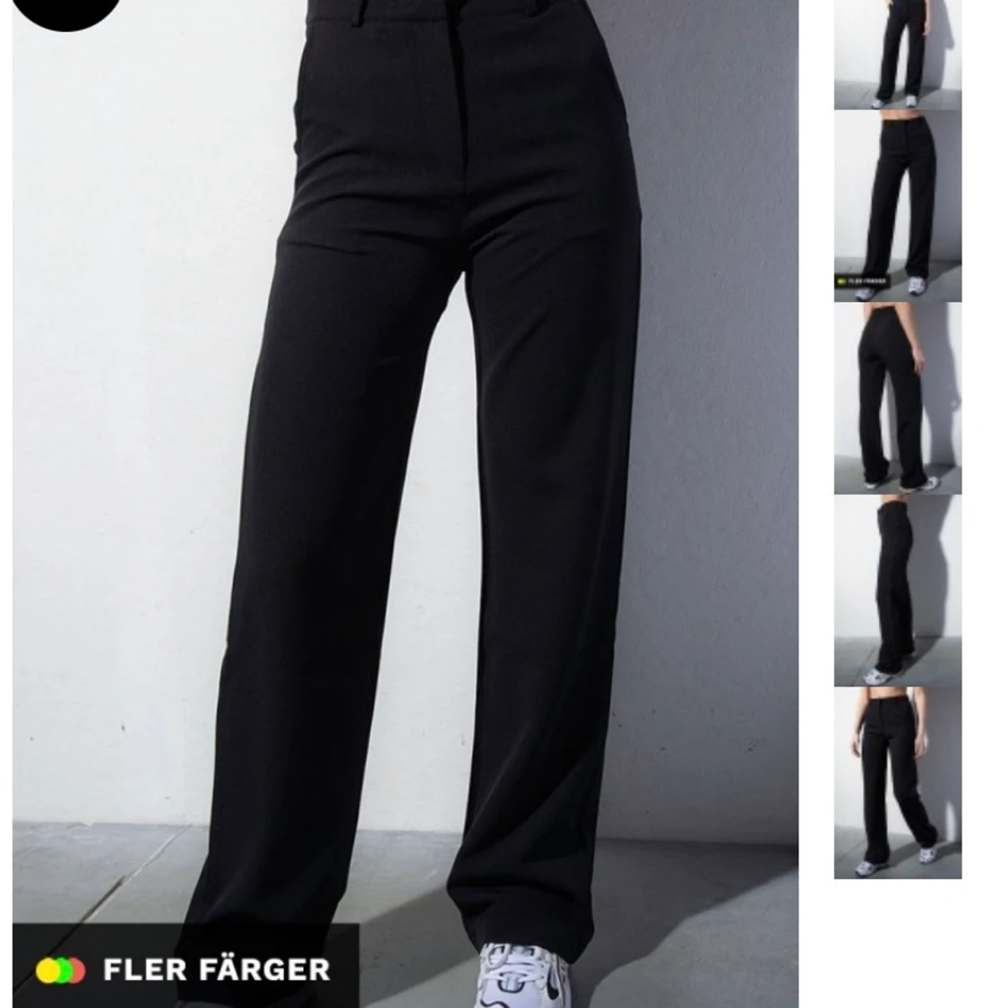 Svarta kostymbyxor  - 90