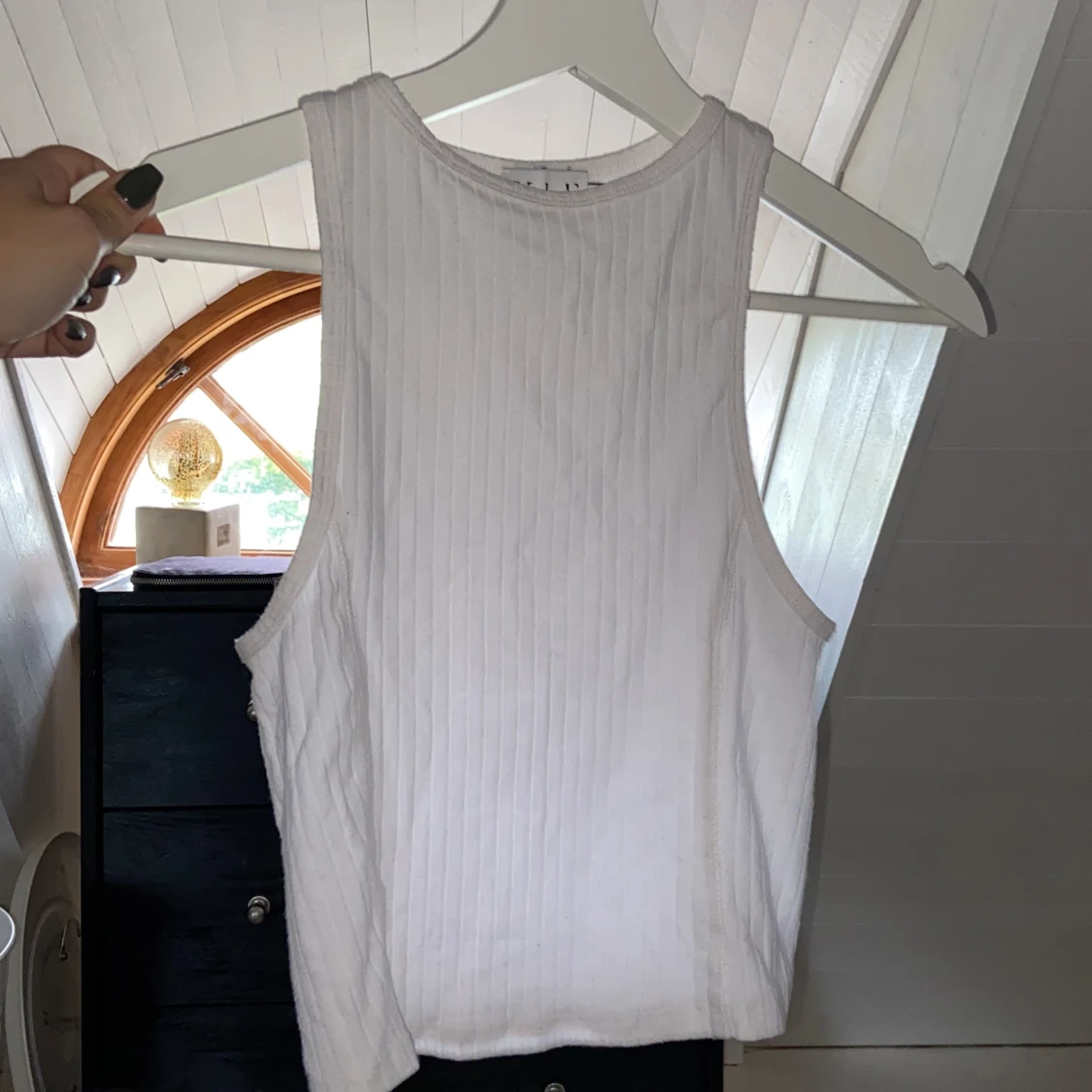 Vit topp strl XXS - 90