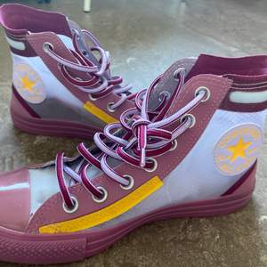 Converse shoes sneakers purple transparent waterproof 37.5