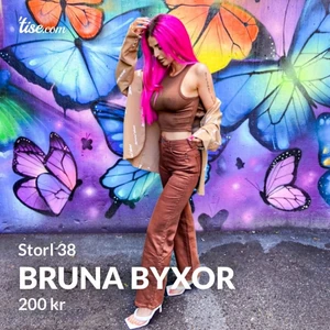 Oanvända byxor  - Bruna byxor i mjukt material! Stretchiga. Storl 38! Frakt 50kr 