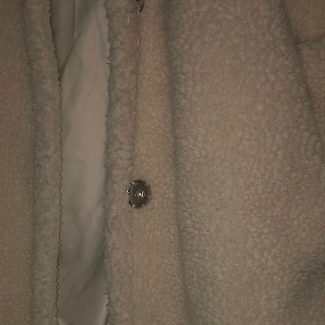 Vit teddy jacka  - 91