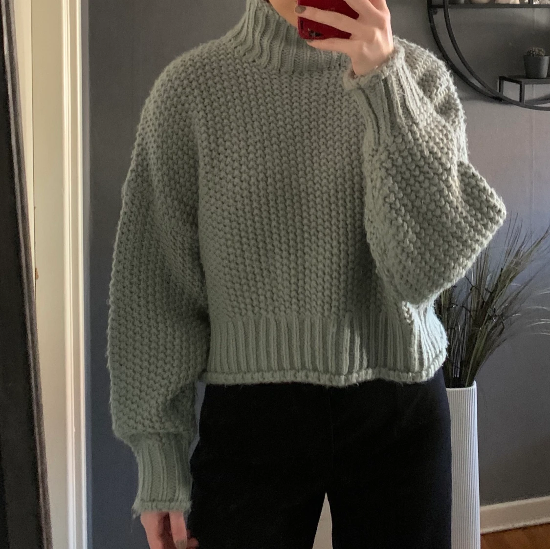Stickad tröja  - 90