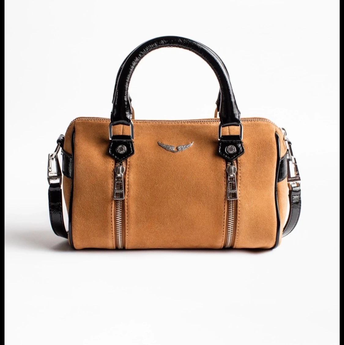 Zadig et Voltaire xs sunny suede patent bag