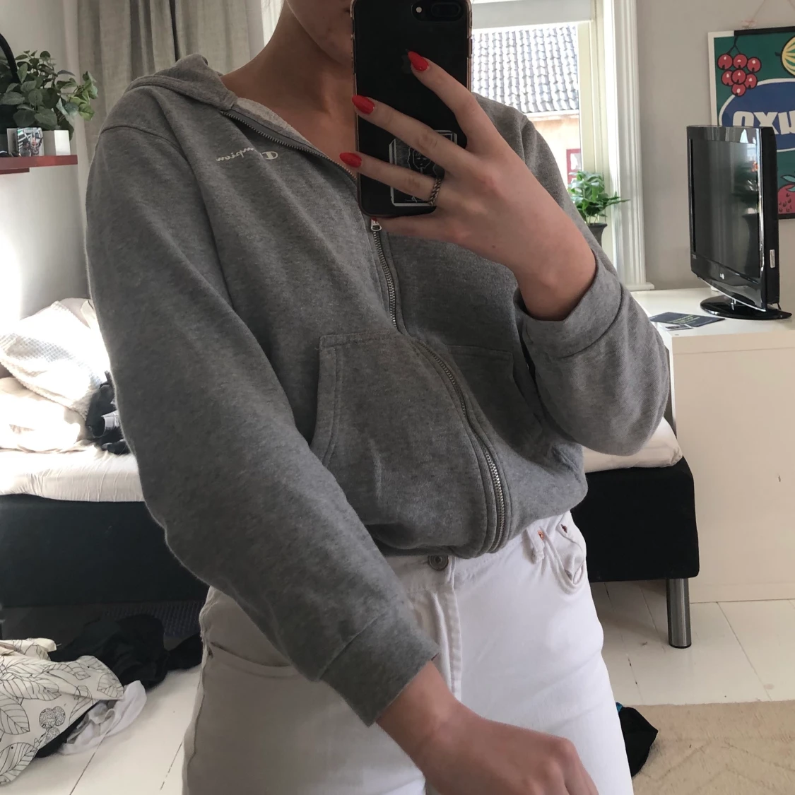 Champion zip up hoodie - 90