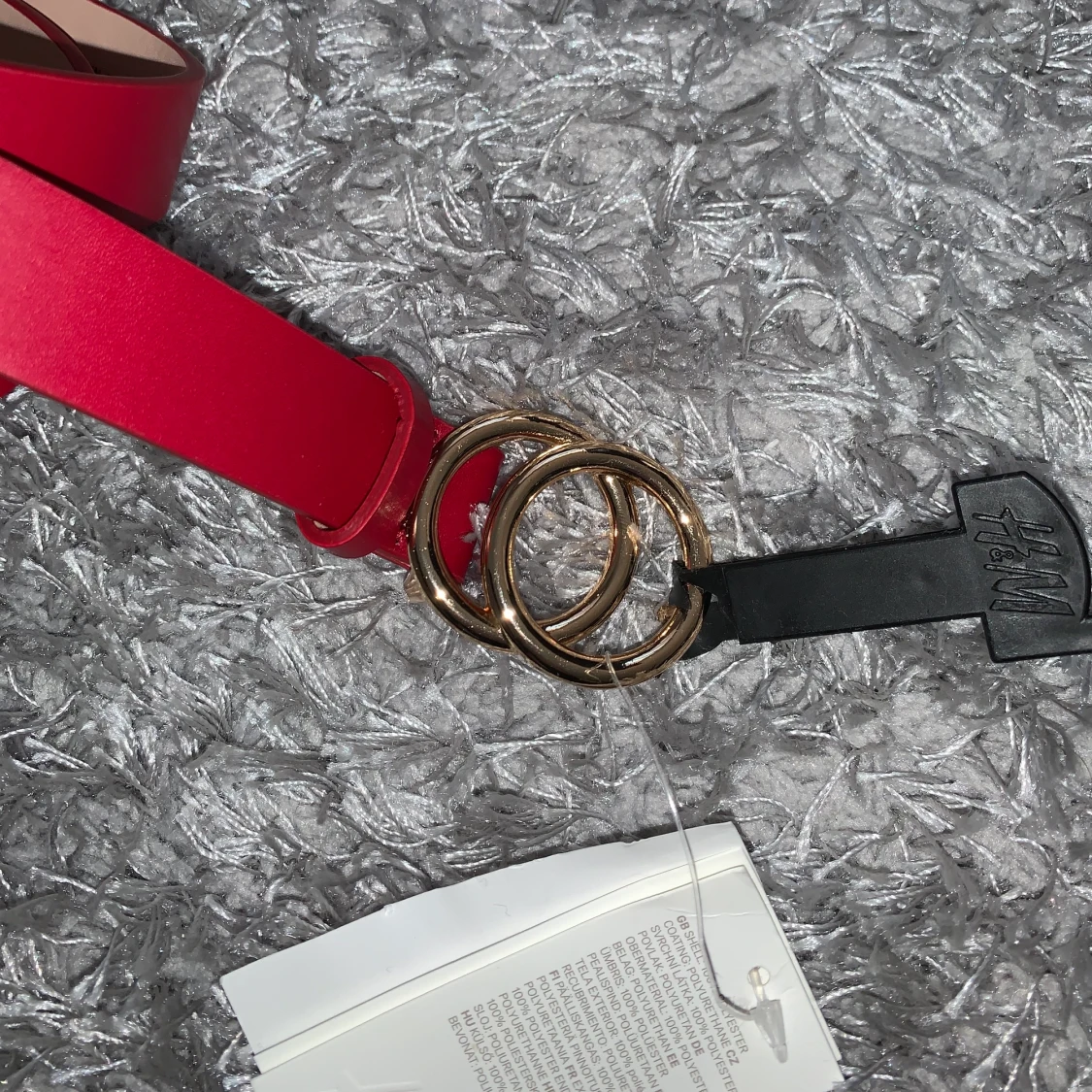 Nytt rött skärp, stk XS - 90