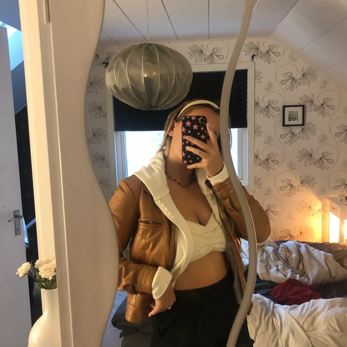 Jofama läder jacka - 90