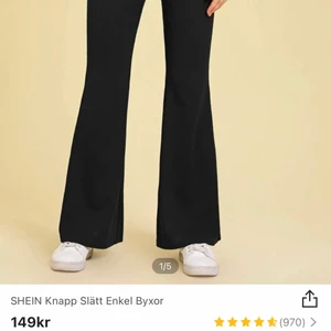 Svarta kostymbyxor - Aldrig använda 