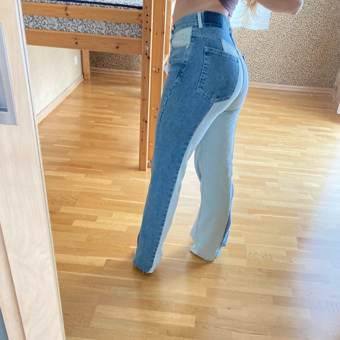 Tvåfärgade jeans - 91