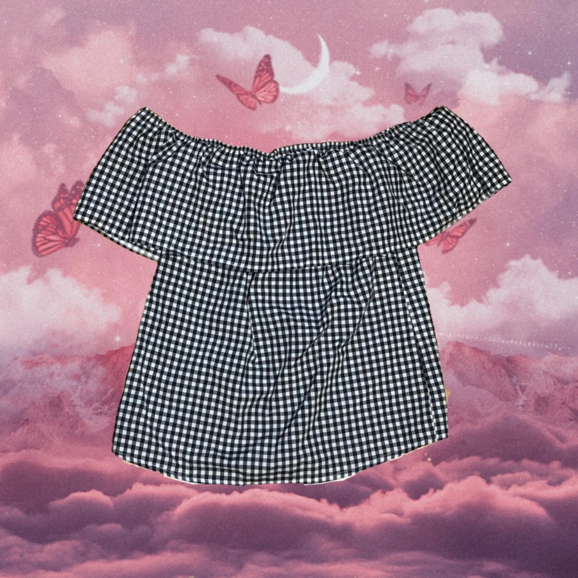 Gingham topp