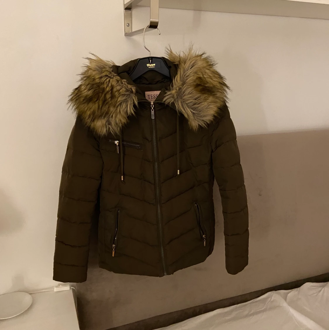 TESSIE jacka brun/grön strl 36 - 91
