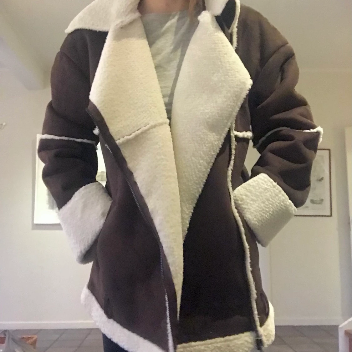 Shearlingjacka/pilotjacka