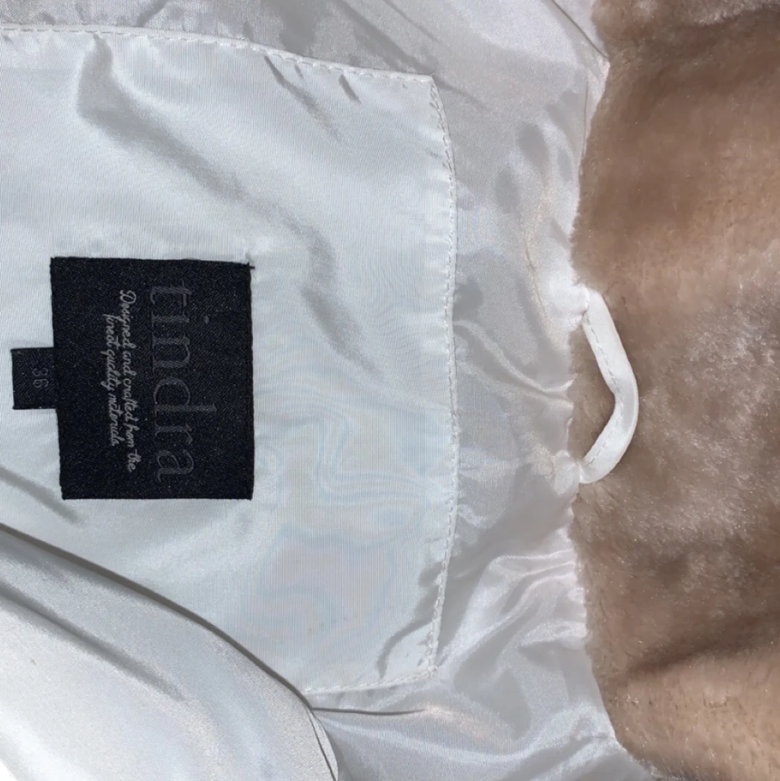 Vit vinterjacka - 91