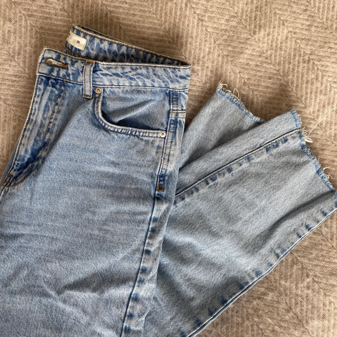 Jeans med snygg tvätt  - 90