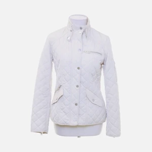 Stockh lm jacka/vårjacka Vit/natur 34/XS - Fint skick! Spårbar frakt 66:-