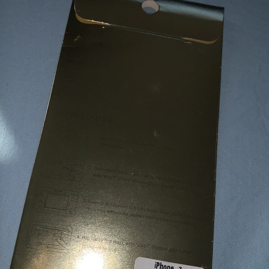 IPhone 7 skärmskydd i härdat glas  - 91