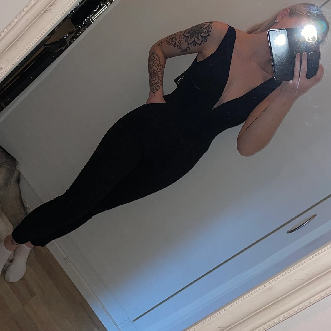 Boohoo Svart Jumpsuit strl S