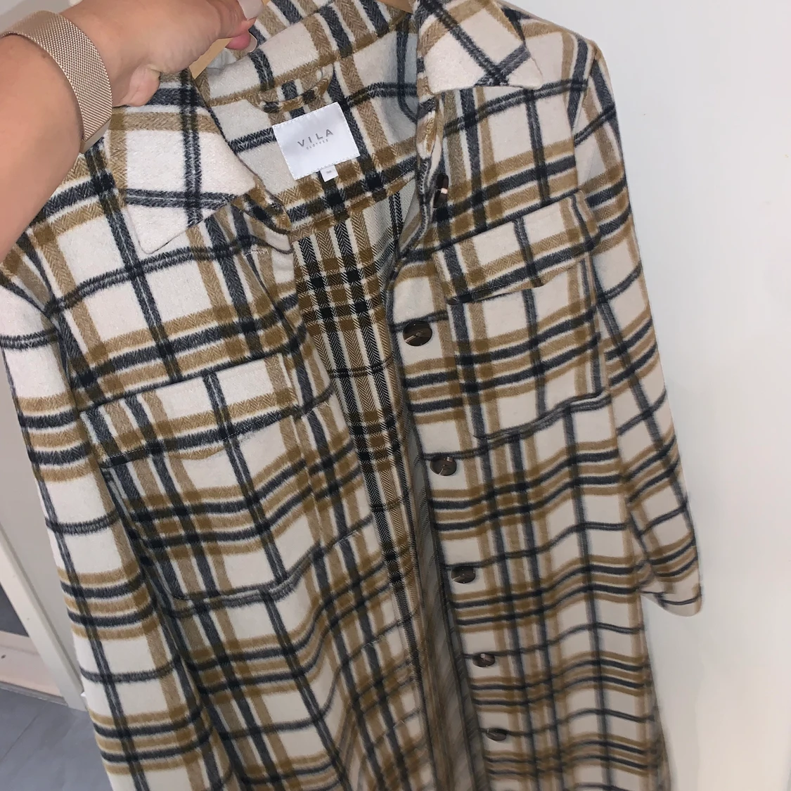 Lång skjortkappa - 91