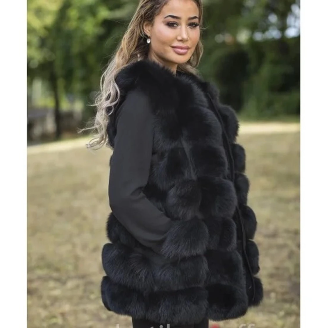 Pälsväst garoff  - 90