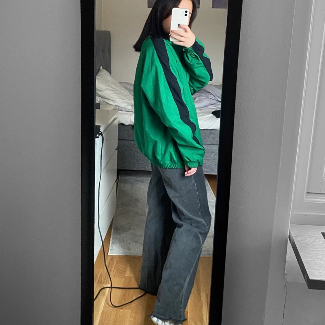 Nike vindjacka grön storlek S - 90