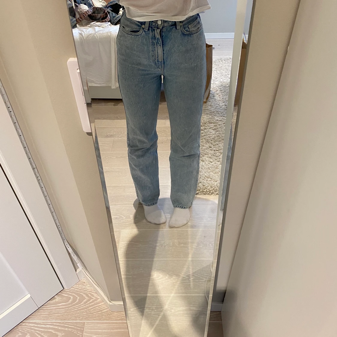 Blå weekday jeans - 90