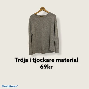 Vanlig basic tröja - Helt ny, aldrig använd, grå/vit/svart tröja i thockare material, mysig tröja. 