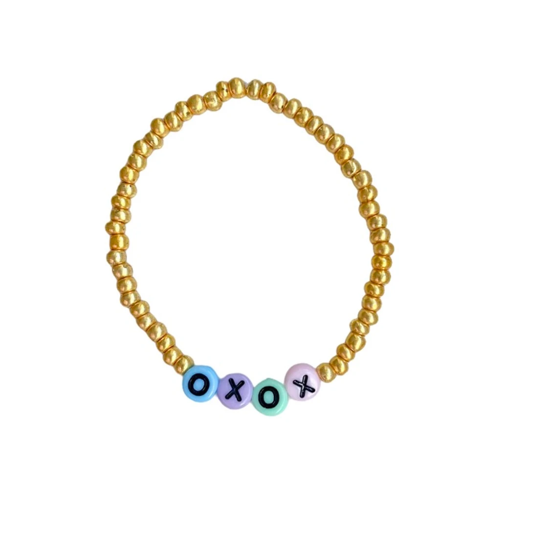 Beaded xoxo bracelet  - 90