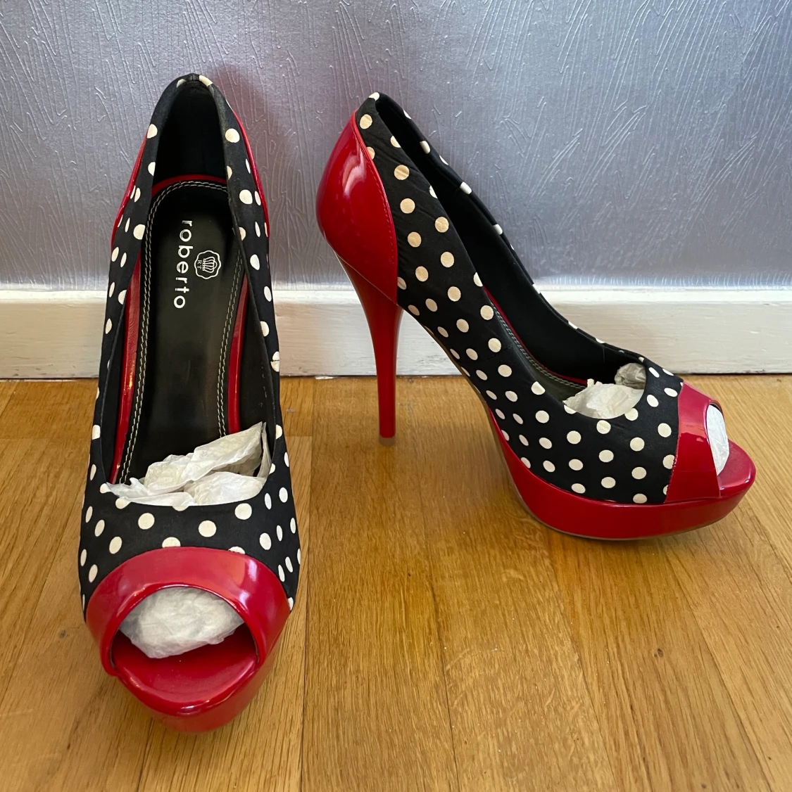 Klackskor - öppen tå - 90