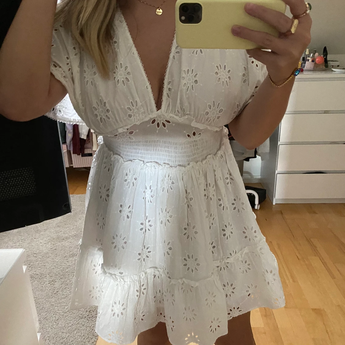 Vit klänning från Zara - 90