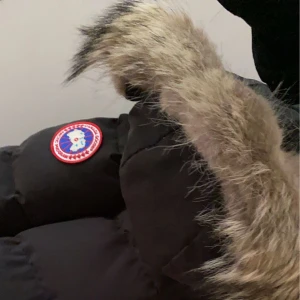 Canada goose stl XS - Säljer min canada goose, endast använd 1 vinter. I jätte bra skick och inga fel. Storlek xs, super skön och varm till vintern. Säljer endast för att jag söker en längre modell, så kan även byta! 