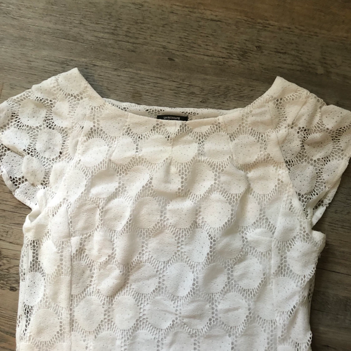 Vit jätte fin klänning! - 90