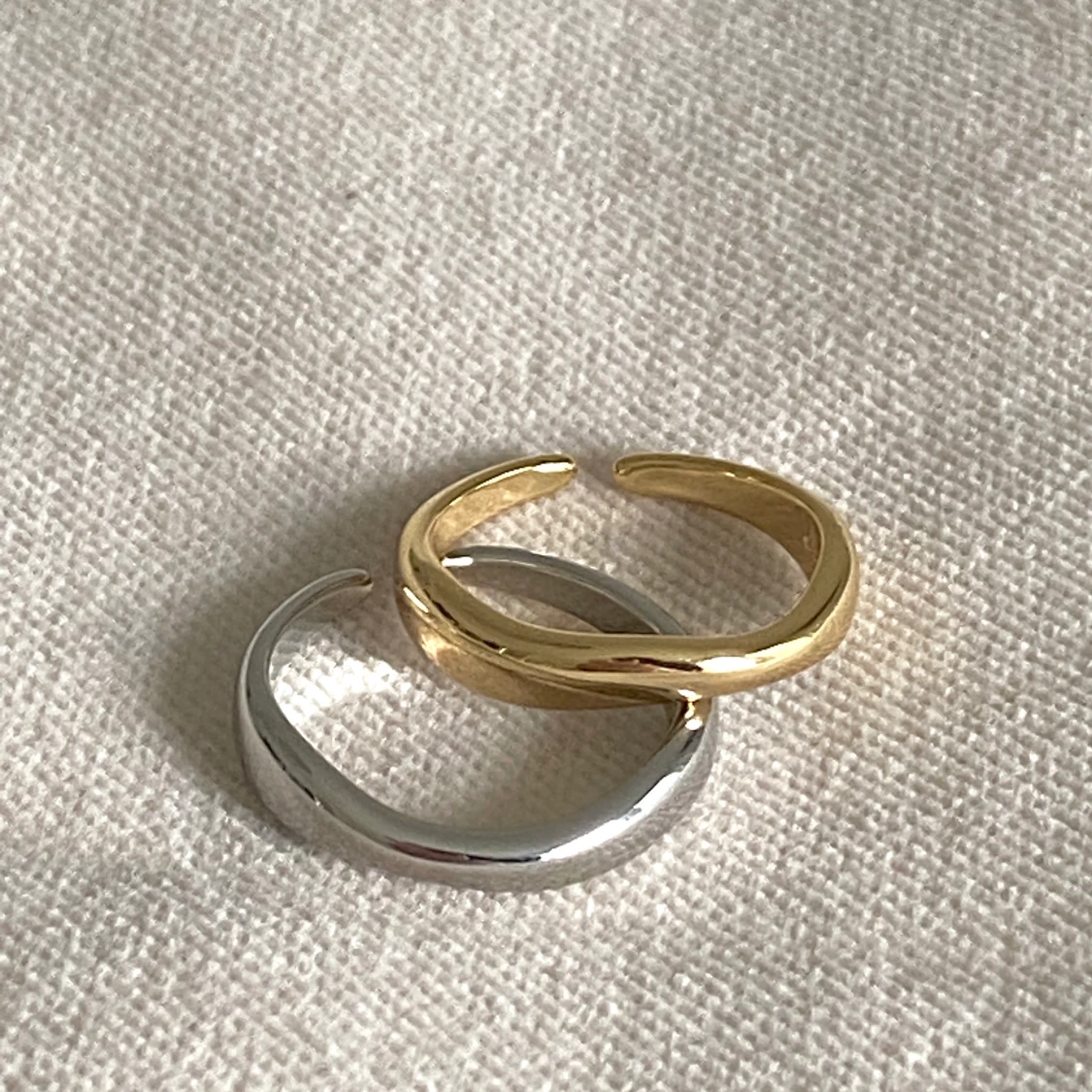 Guld/silver ringar 🤍