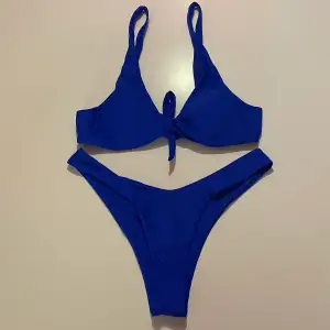 Superfin blå bikini, aldrig använd eller testad då jag har många andra bikinis 💙💙💙 strl M men passar S också