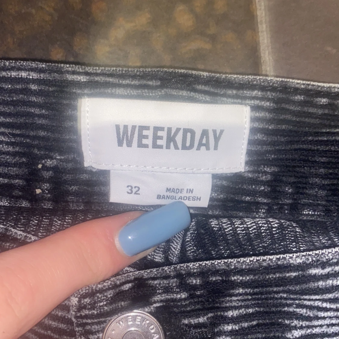 Weekday corduroy byxor