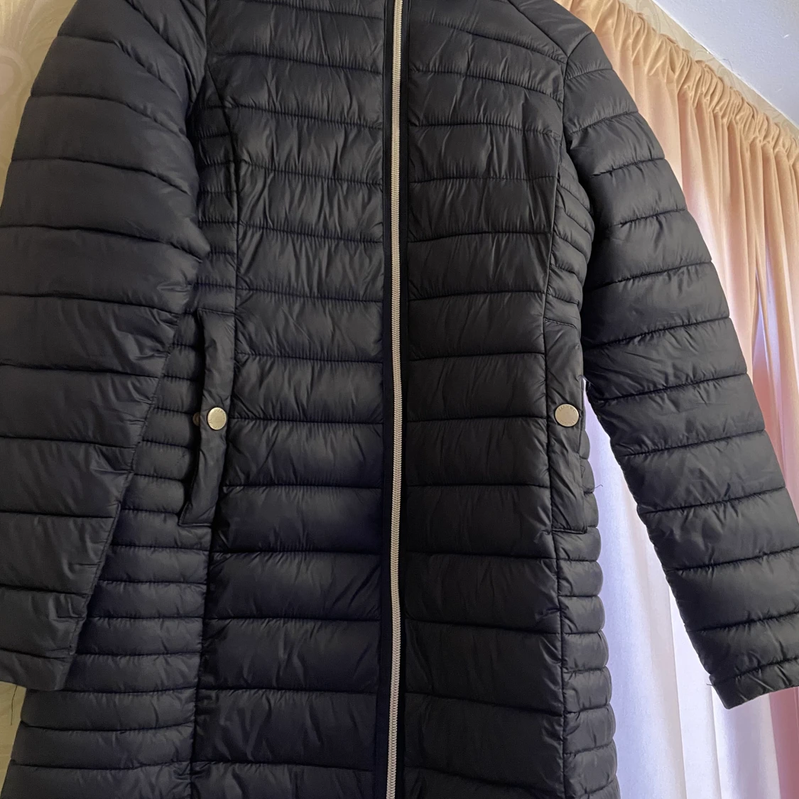 Lång dam luft jacka