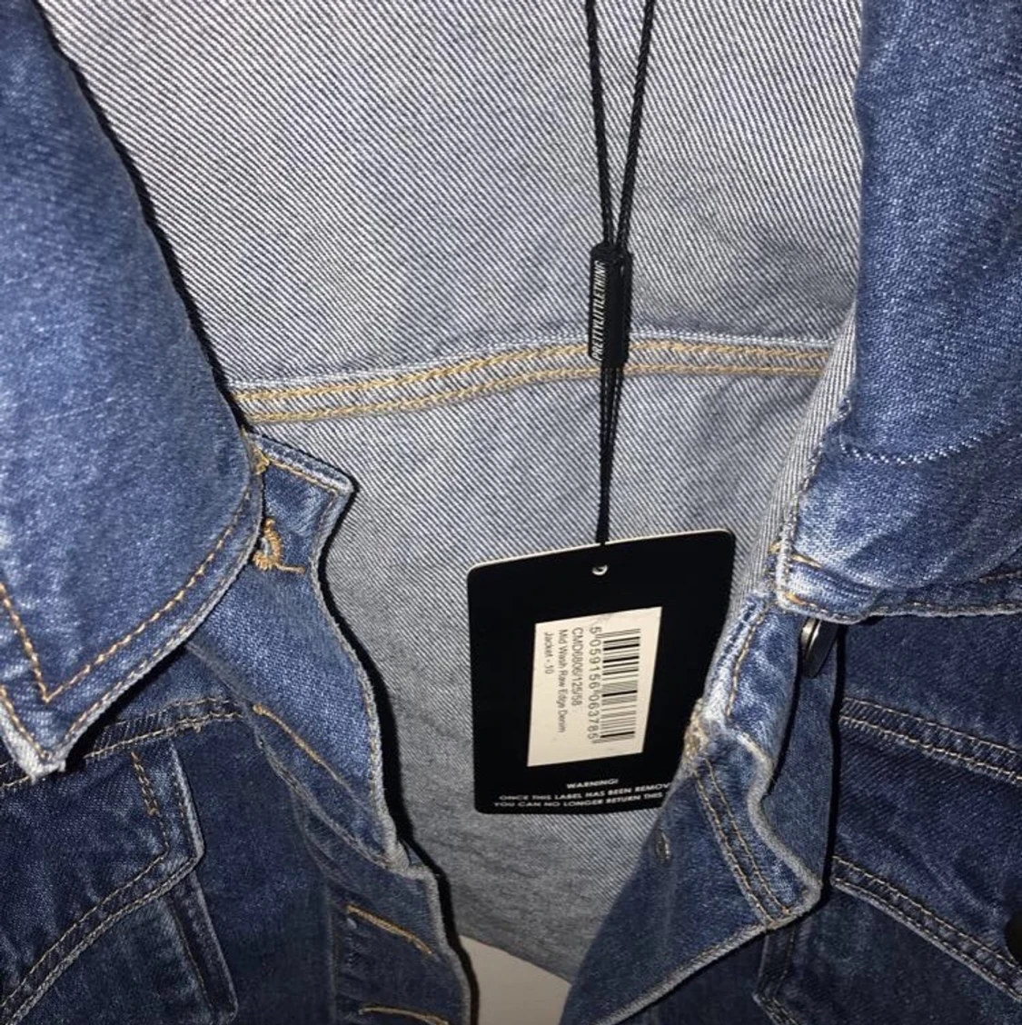 Ny cropad jeansjacka - 91