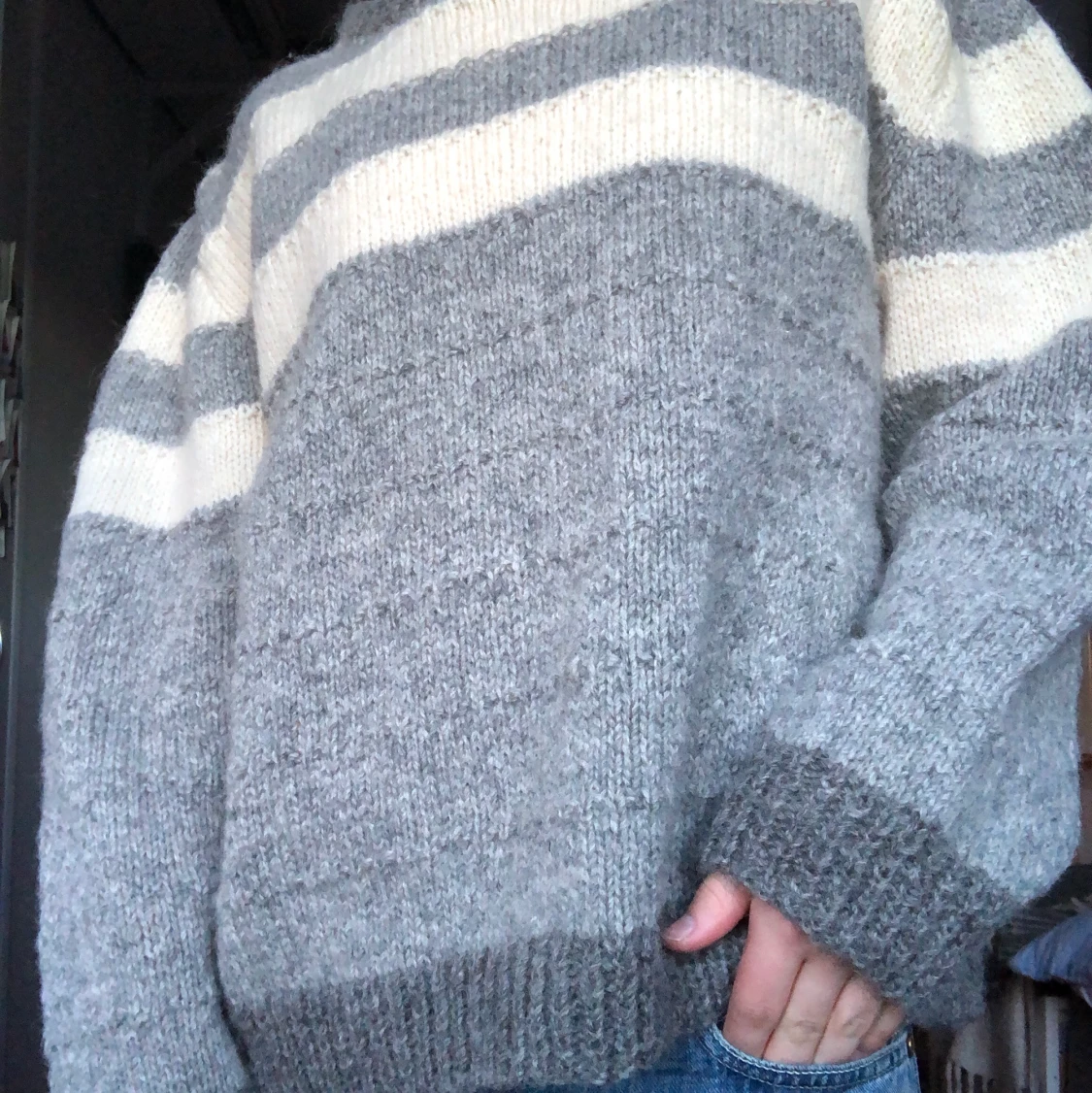Stickad tröja - 90
