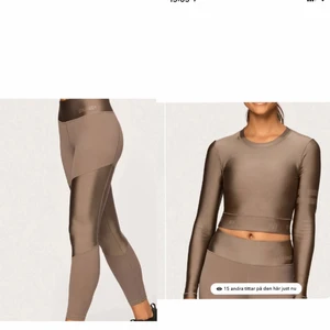 Stronger set - Säljer nu mitt fina set från stronger då det tyvärr inte kommit till användning… Det är endast använt 1 gång. Super stretchigt, skimmrar i solen & formar väldigt bra🥰 Storlek S på båda delarna ❤️ NYPRIS 499kr för toppen 799kr för tightsen , Köpt direkt 600kr 