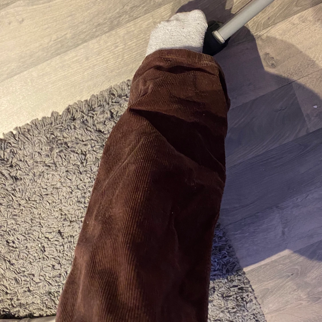 Bruna manchesterbyxor - 90