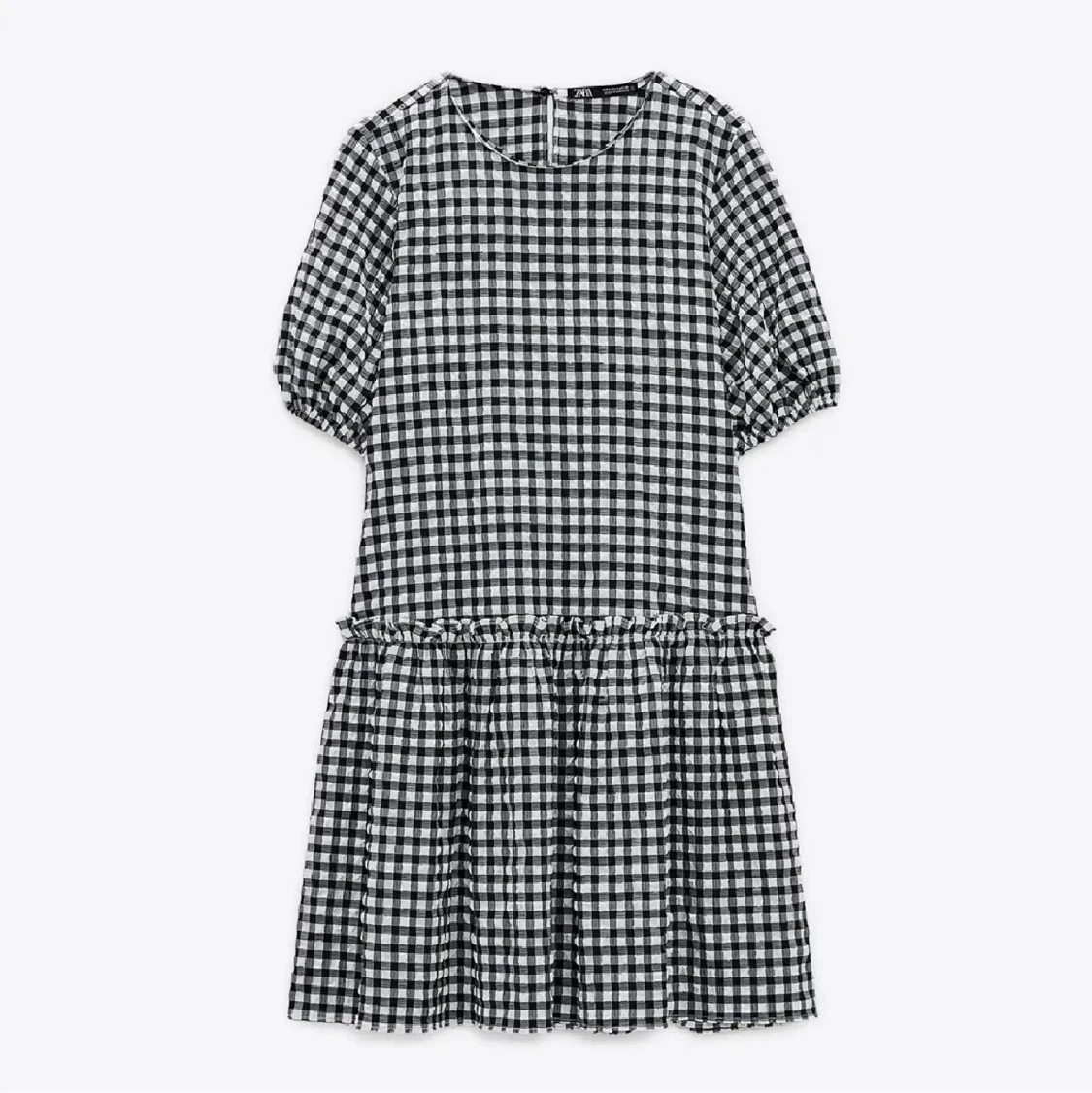 Rutig klänning - 90