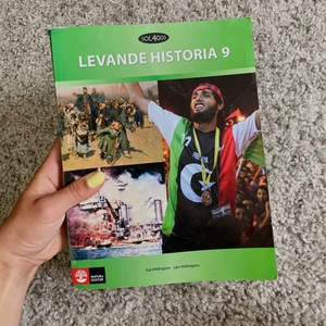 Historiebok - ”Levande historia” årskurs 9, i använt men fint skick🙌🏼