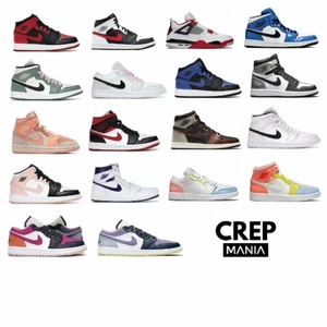 Jordan 1s och Nike Dunks - Samtliga par på bilderna kommer kunna köpas via vår instagram @crepmania_se med priser från 1699:-. Håll utkik för nya inlägg publiceras dagligen. Följer du oss på IG och meddelar att du kommer från Plick får du 100 kr rabatt på din första beställning 🤩