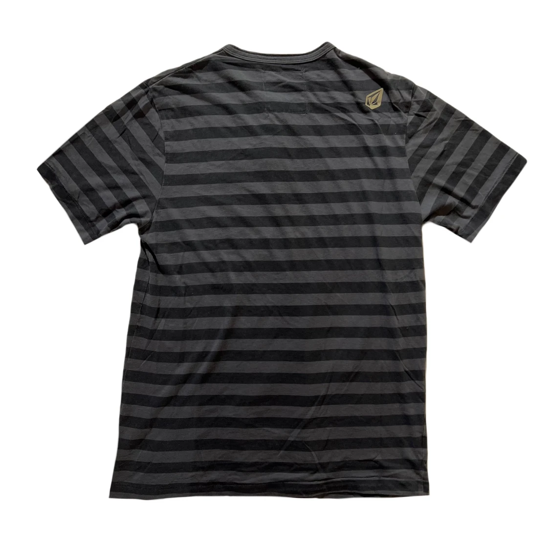 Grå randig t-shirt - 90