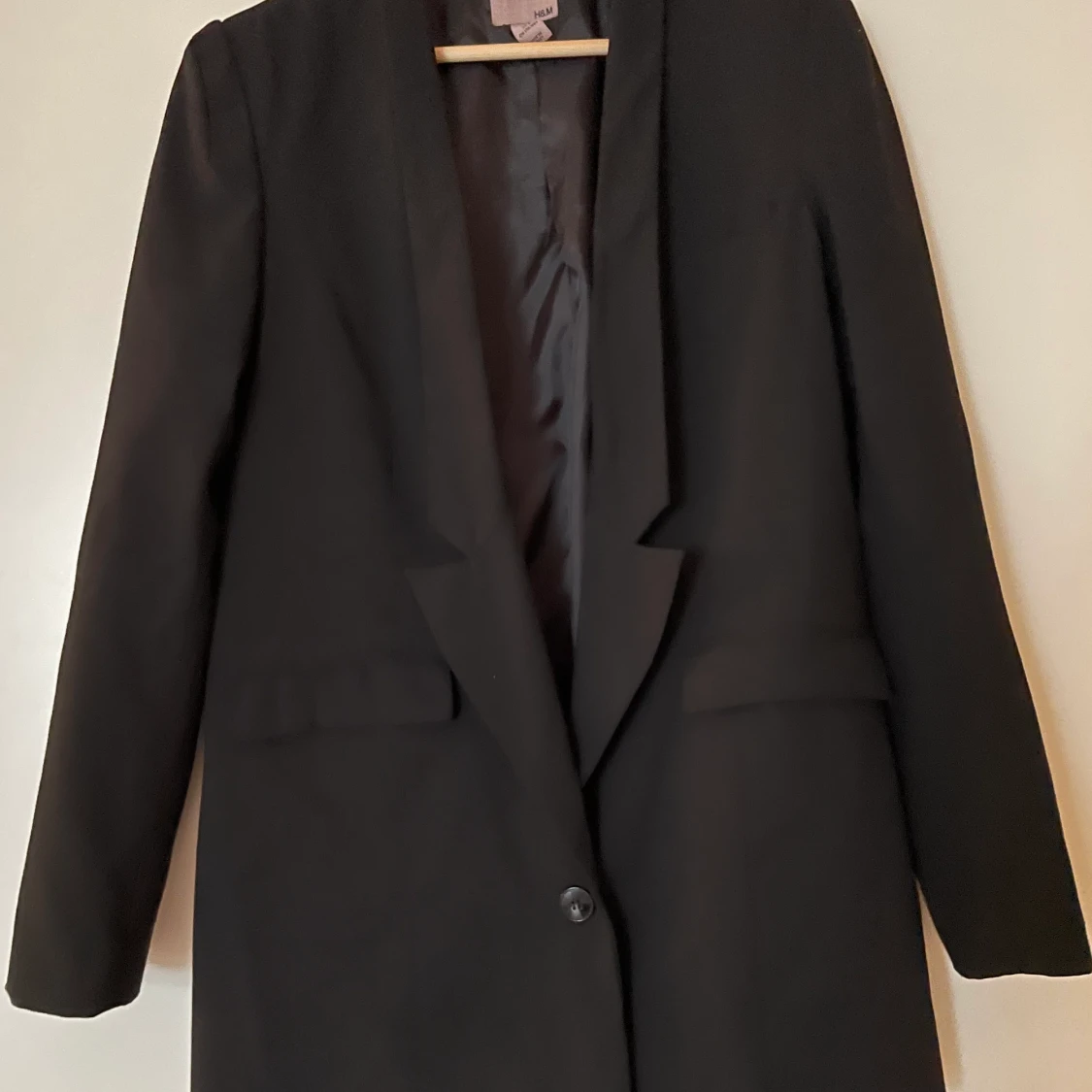 Svart kavaj H&M storlek 38